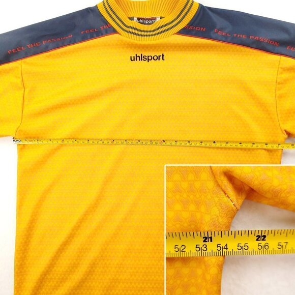 Uhlsport Soccer Goalie Jersey Goalkeeper Shirt Padded Feel Passion Men's Large - Picture 7 of 10